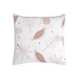 Cuscino salute rosa con foglie