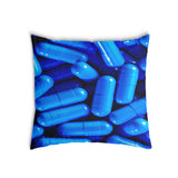 Cuscino sanitario blu compresse