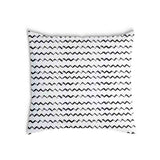 Cuscino sanitario bianco a zigzag