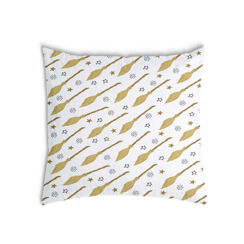 Cuscino sanitario bianco con scopa di Harry