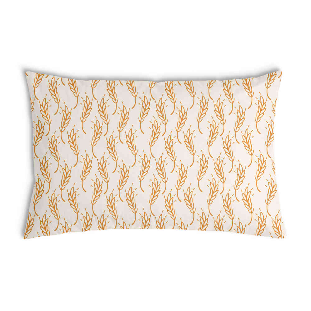 Cuscino sanitario bianco con grano giallo