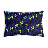 Cuscino sanitario blu scuro con frecce