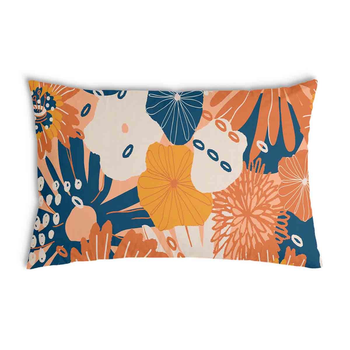 Cuscino sanitario con fiori di gerbera