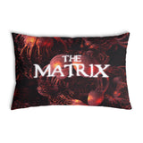 Cuscino salute rosso The Matrix Schriftzug