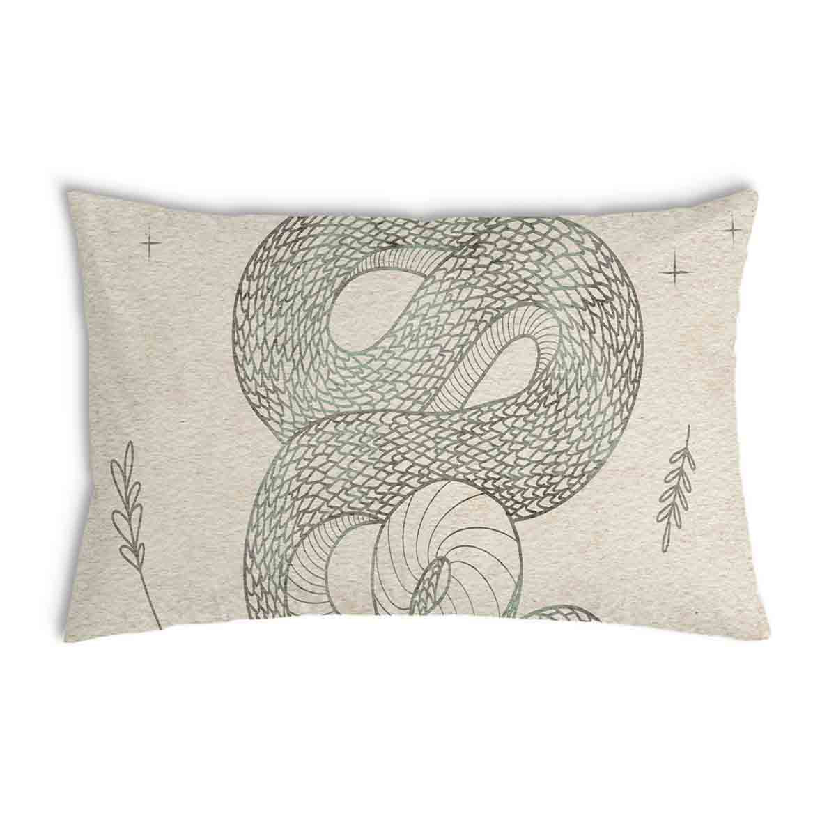 Cuscino sanitario beige con serpente
