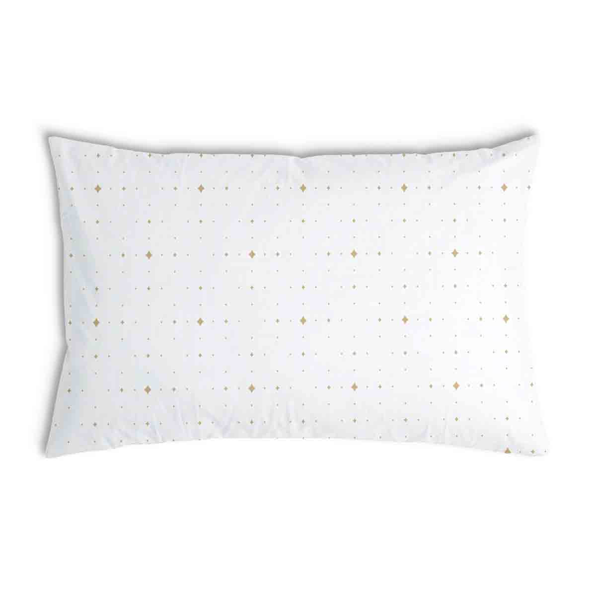 Cuscino sanitario bianco con piccole forme