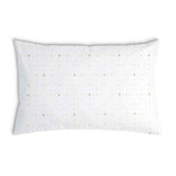 Cuscino sanitario bianco con piccole forme