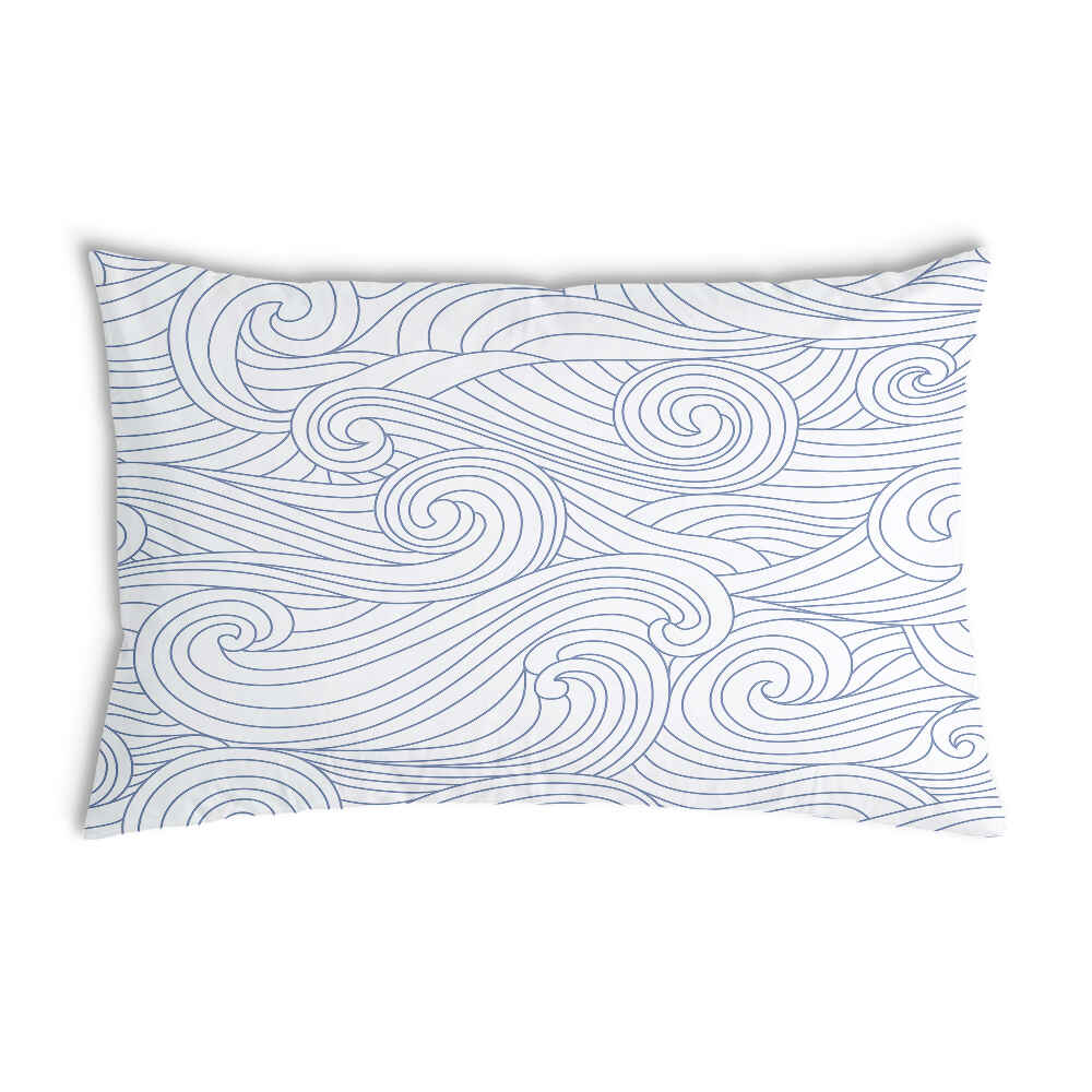 Cuscino sanitario onde blu