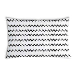 Cuscino sanitario bianco a zigzag