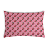 Cuscino salute rosa con fragole