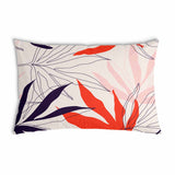 Cuscino sanitario beige con foglie colorate