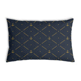 Cuscino sanitario blu con ancora