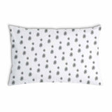 Cuscino sanitario bianco con nappe grigie