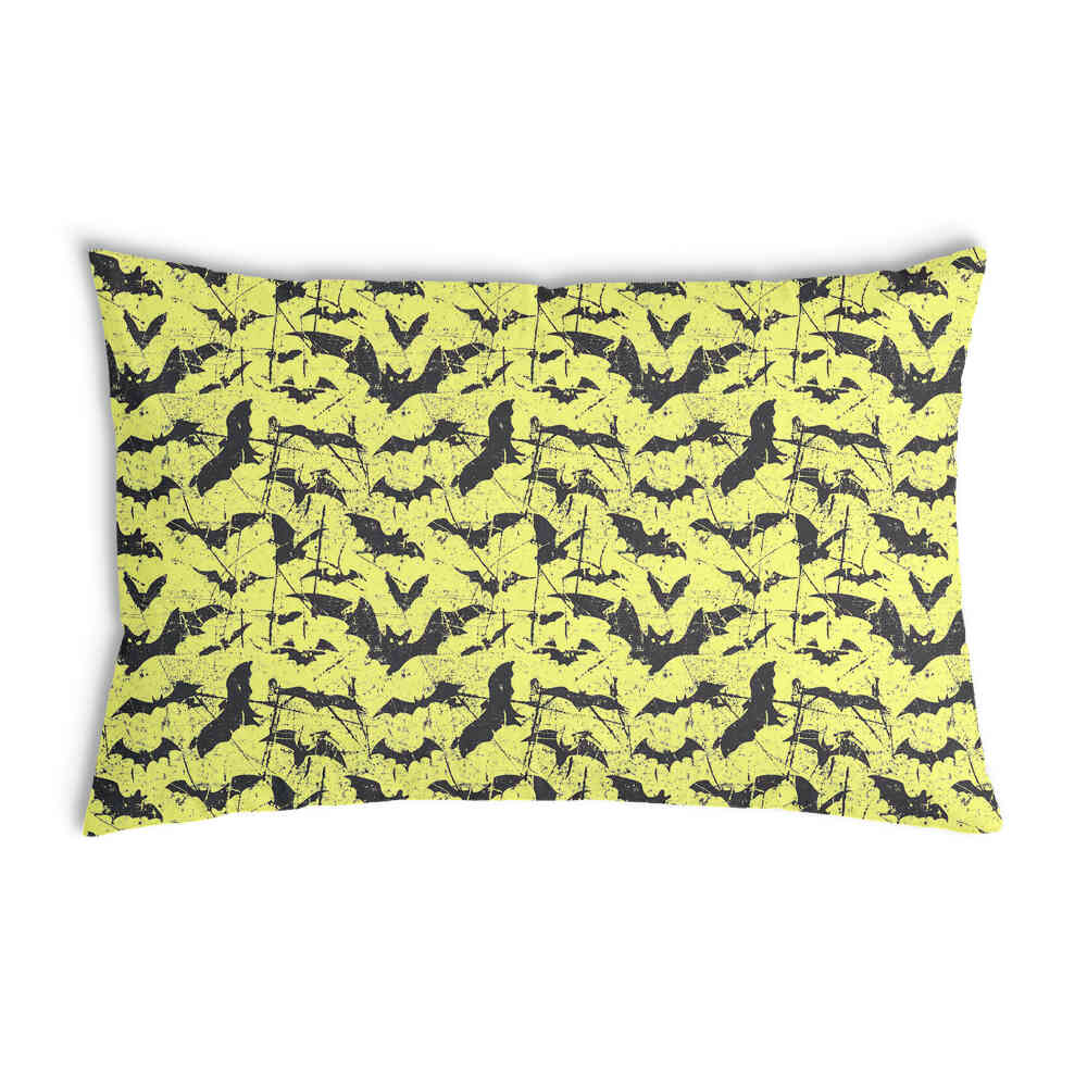 Cuscino salute giallo pipistrello