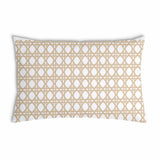 Cuscino sanitario bianco con cerchi beige