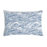 Cuscino sanitario onde in blu