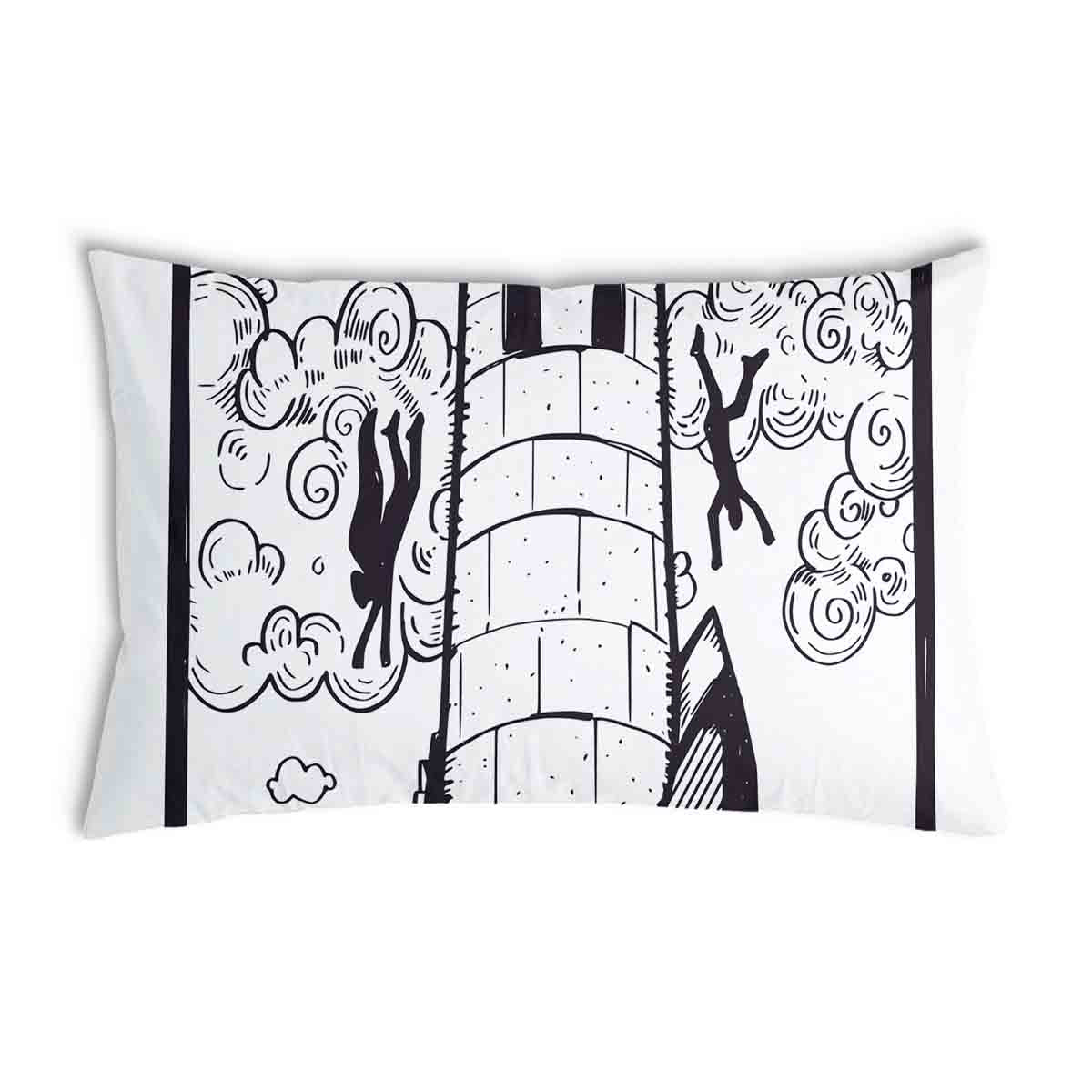 Cuscino sanitario bianco con torre