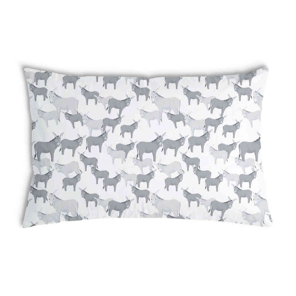 Cuscino sanitario grigio con asini