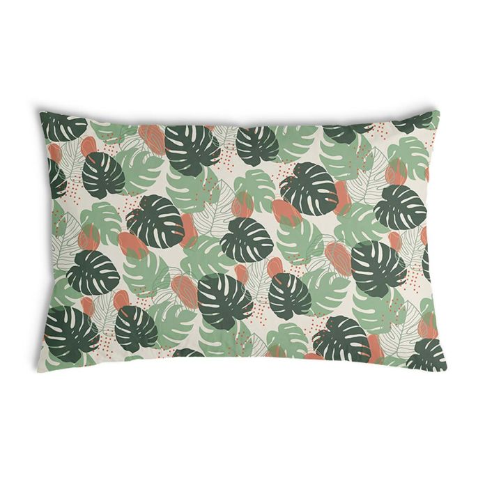 Cuscino salute Monstera chiara
