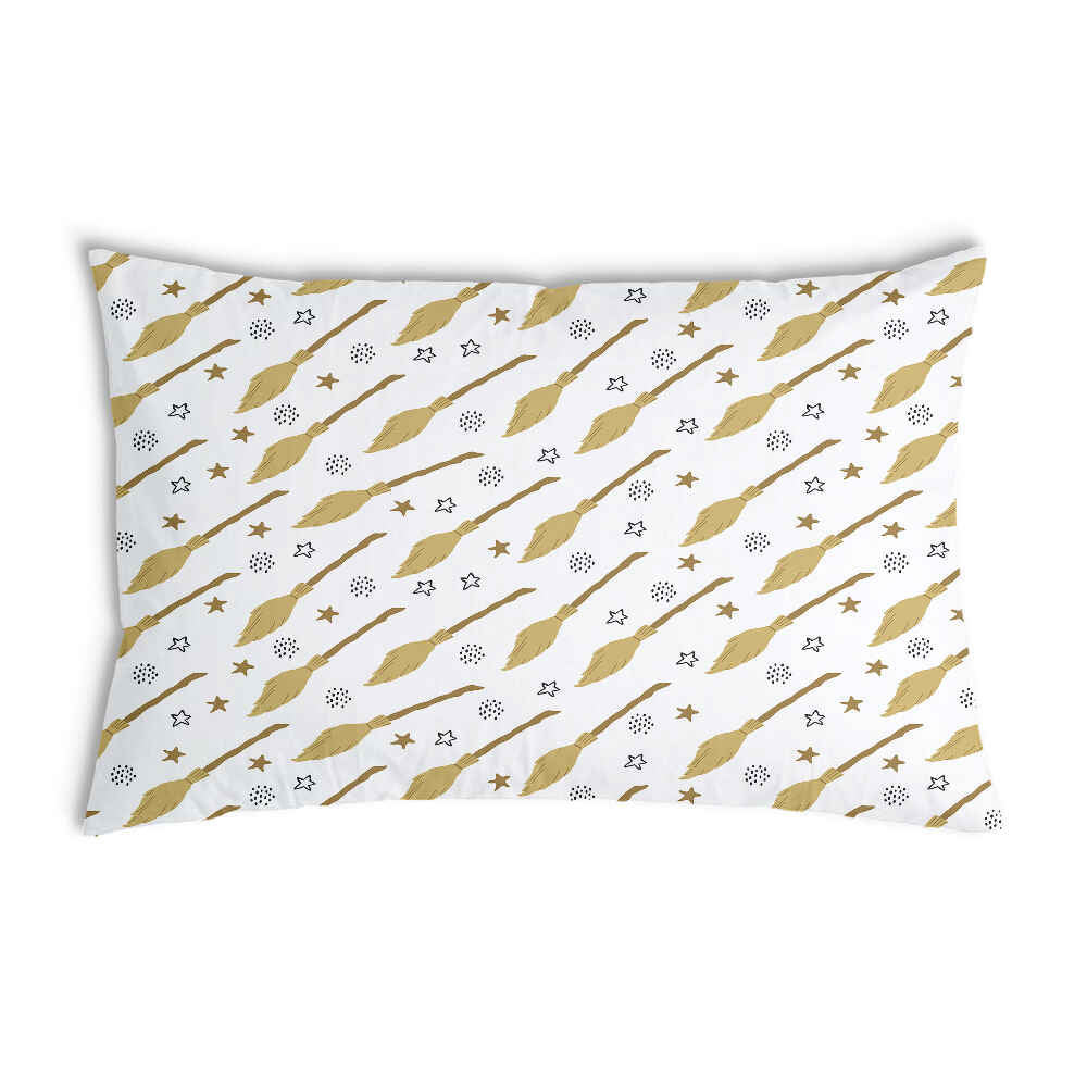 Cuscino sanitario bianco con scopa di Harry