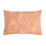 Cuscino salute arancione con zucca