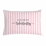 Cuscino salute a righe San Valentino