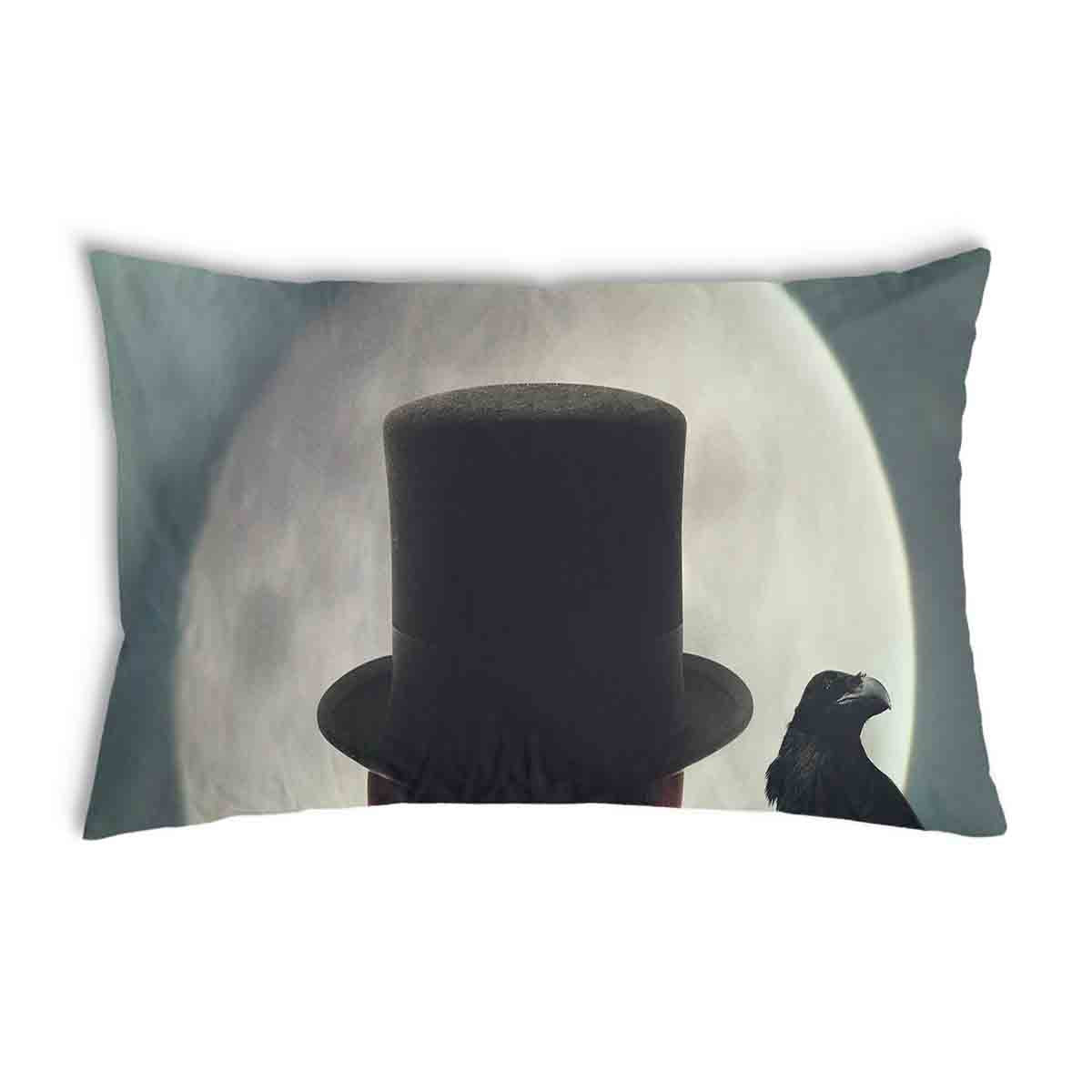 Cuscino salute uomo alla luce della luna