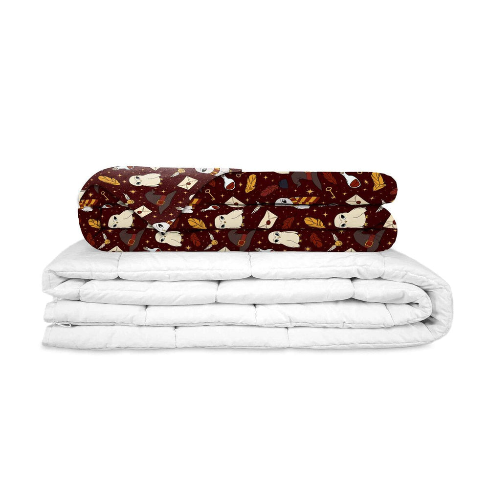 Coperta terapeutica originale - Magia Hedwig Coperta ponderata con rivestimento in cotone per bambini e adulti