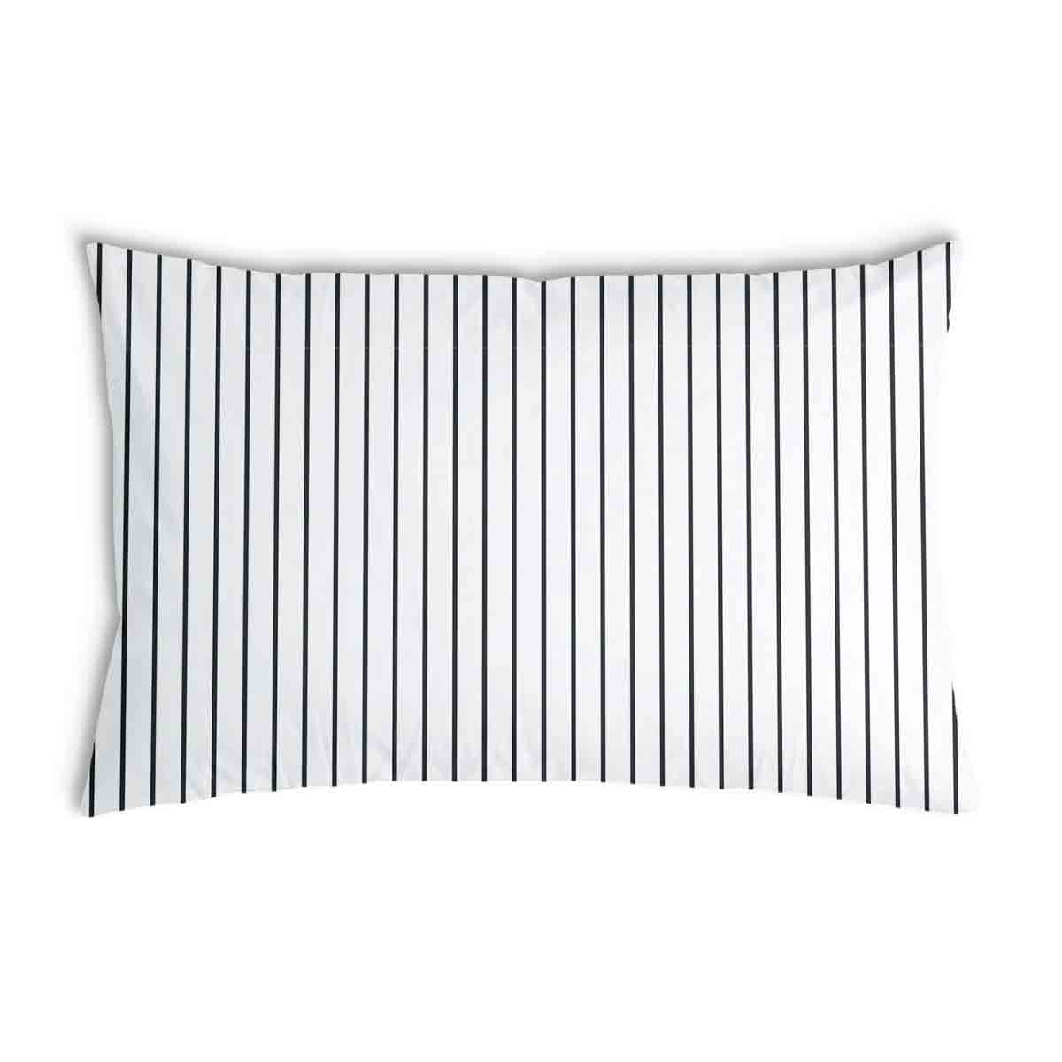 Cuscino sanitario bianco con strisce nere