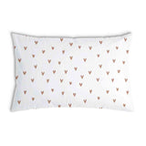 Cuscino salute bianco con cuoricini