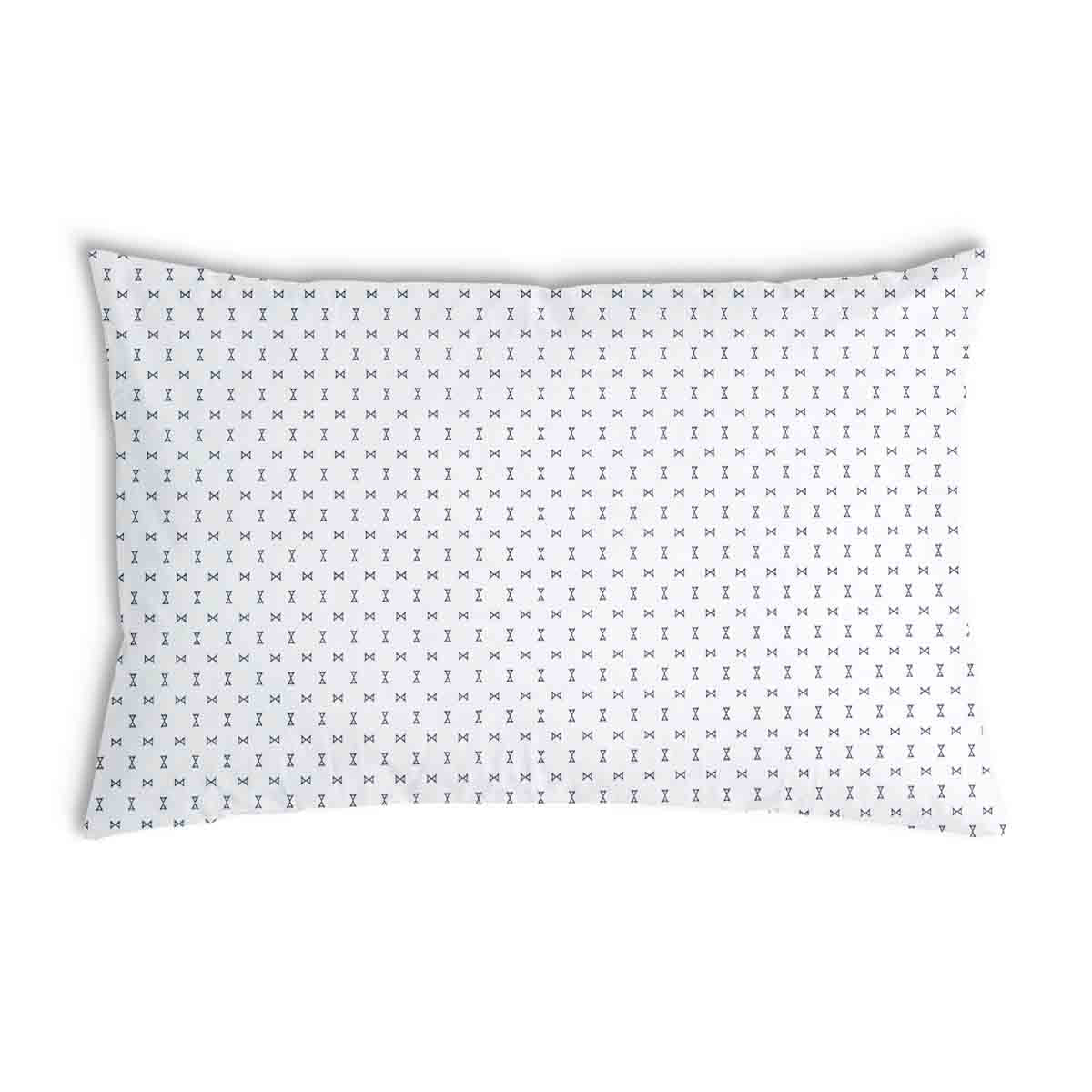 Cuscino sanitario bianco con piccoli fiocchi