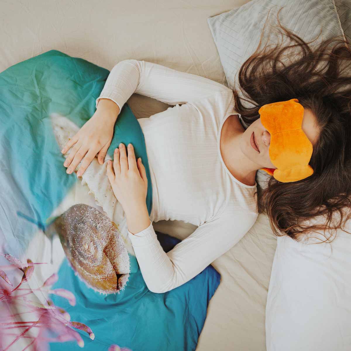 Coperta terapeutica originale - Rivestimento in cotone con fungo e lumaca