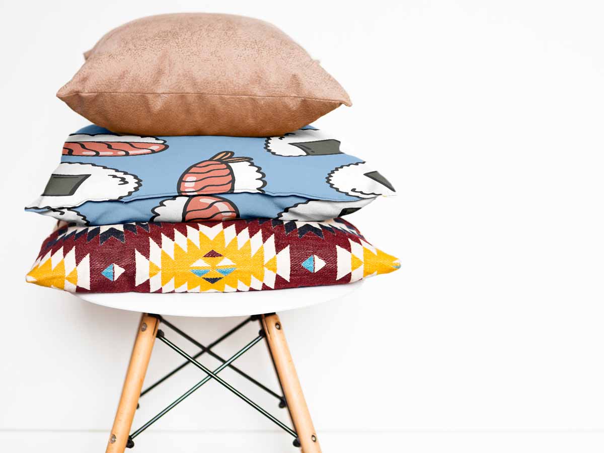 Cuscino sanitario con sashimi