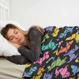 Coperta terapeutica originale - Rivestimento in cotone Origami cane