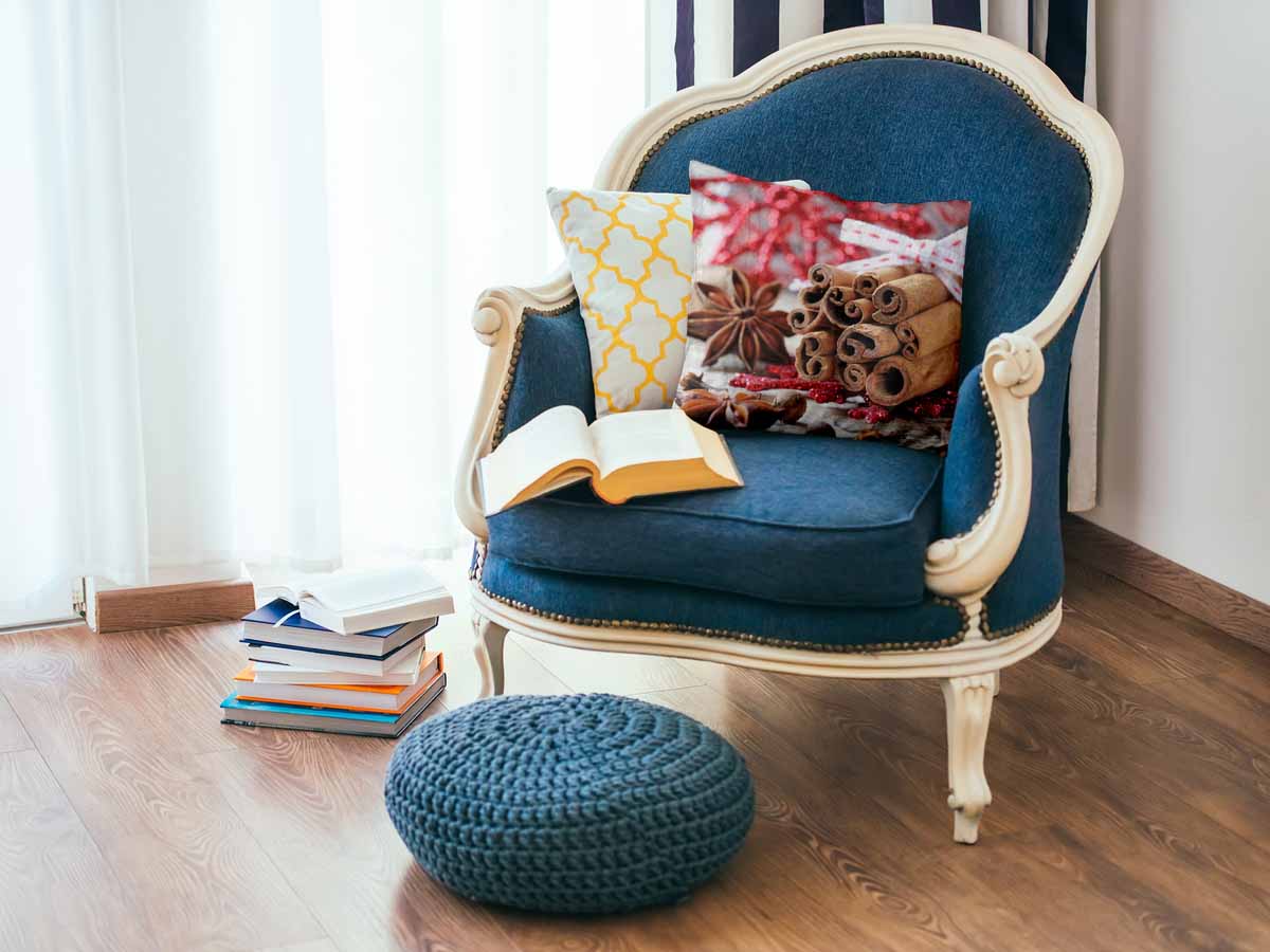 Cuscino per la salute con stecche di cannella