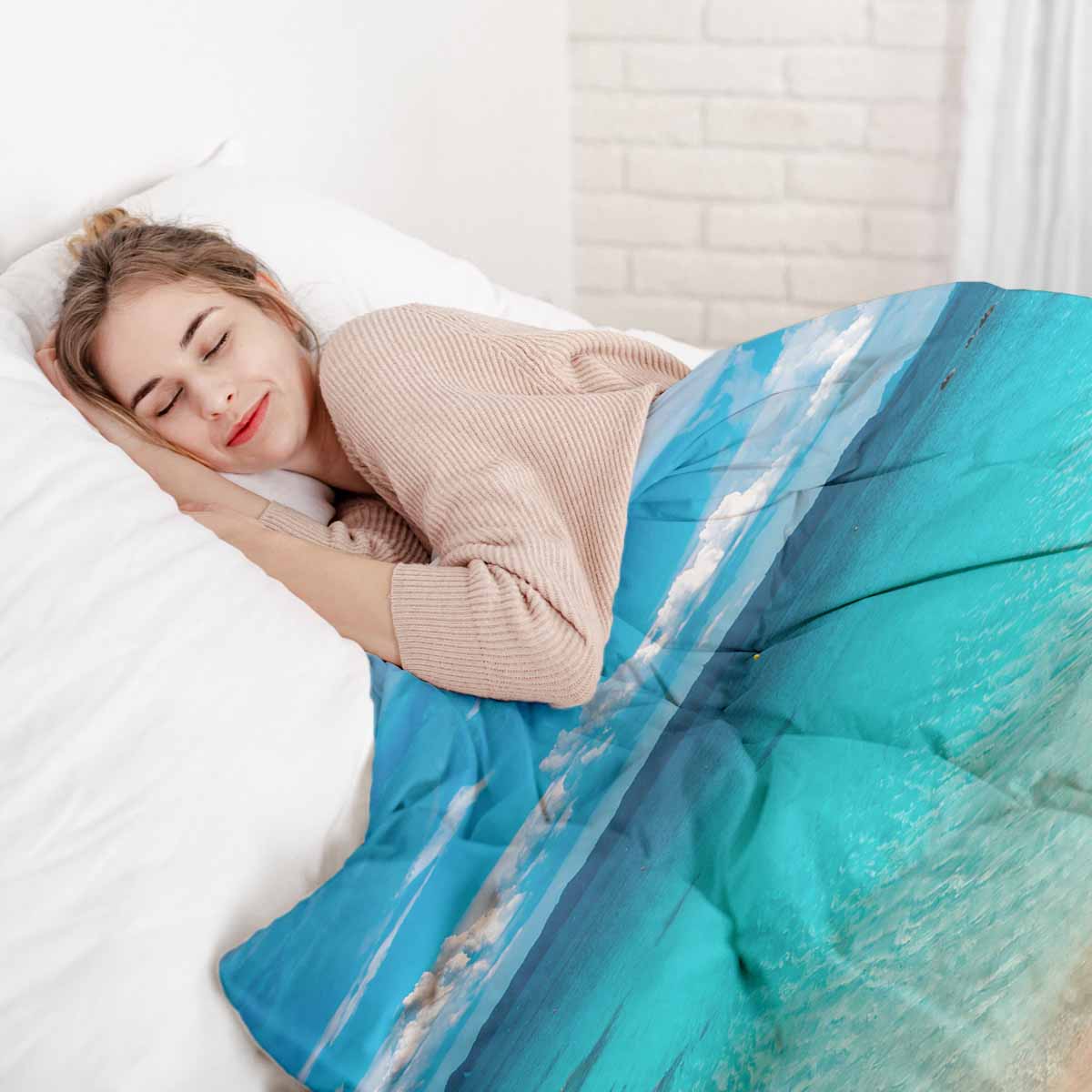 Coperta terapeutica originale - Rivestimento in cotone Fernweh