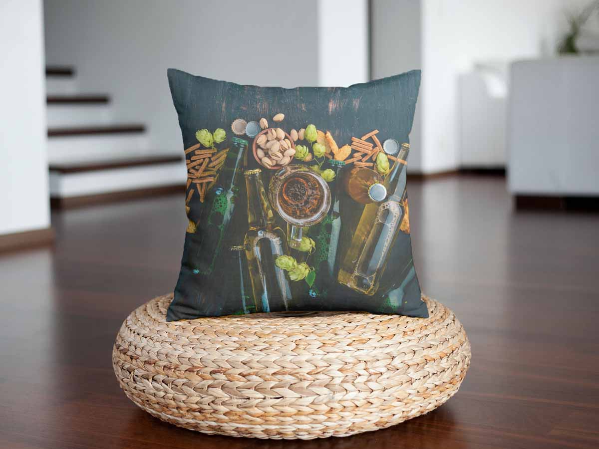 Cuscino salute serata italiana