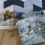 Coperta terapeutica originale - Rivestimento in cotone Lago con barche