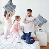 Cuscino sanitario con puntini blu