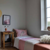 Coperta terapeutica originale - Rivestimento in cotone rosa con frutto del drago