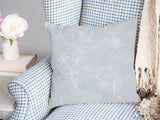 Cuscino sanitario grigio con fiocchi di neve