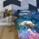 Set di biancheria da letto con coperta terapeutica con fungo e lumaca