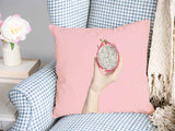 Cuscino salute rosa con frutto del drago