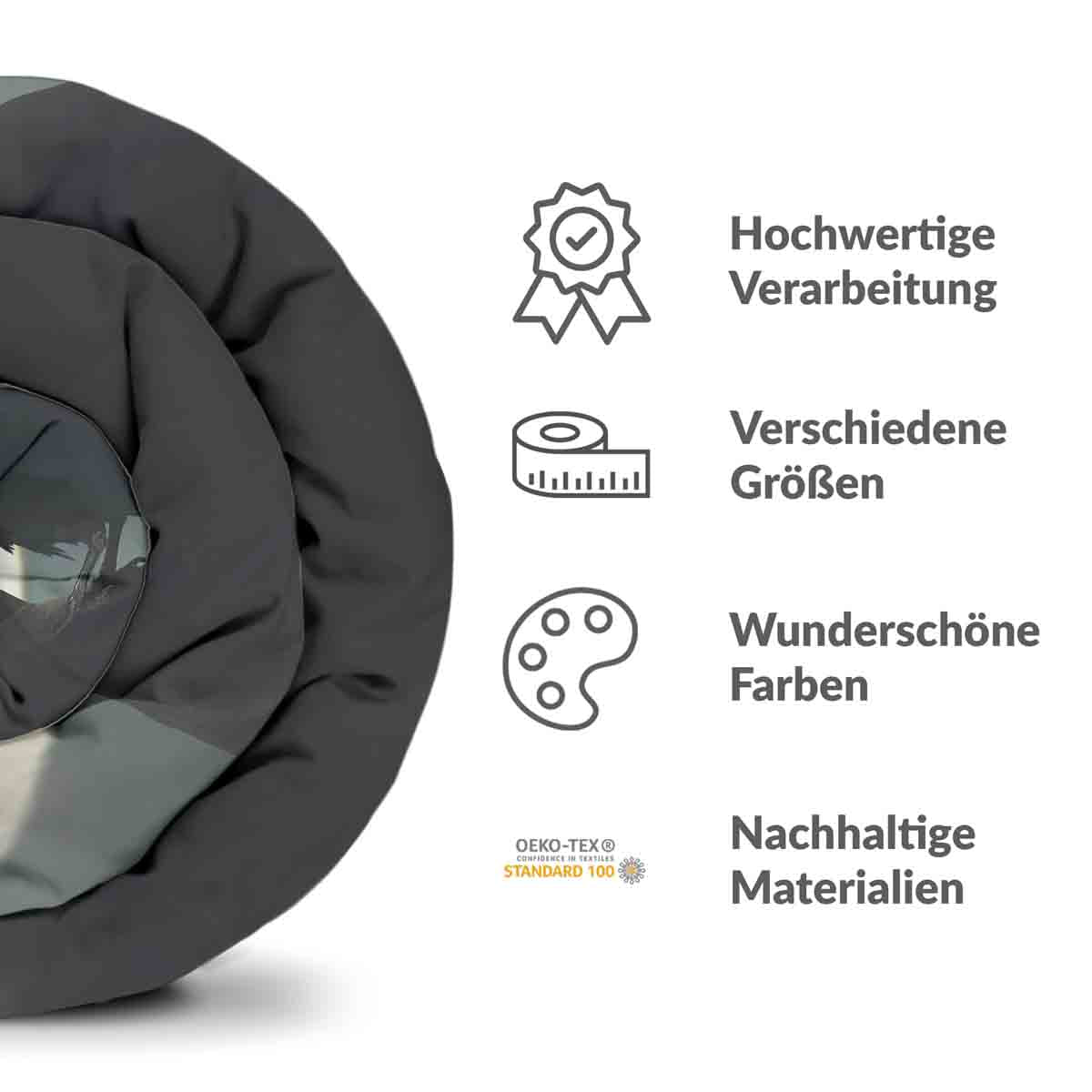 Set di biancheria da letto con coperta terapeutica Uomo nella luce della luna