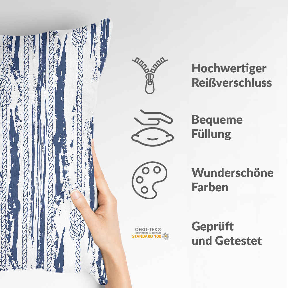 Cuscino sanitario motivo a righe