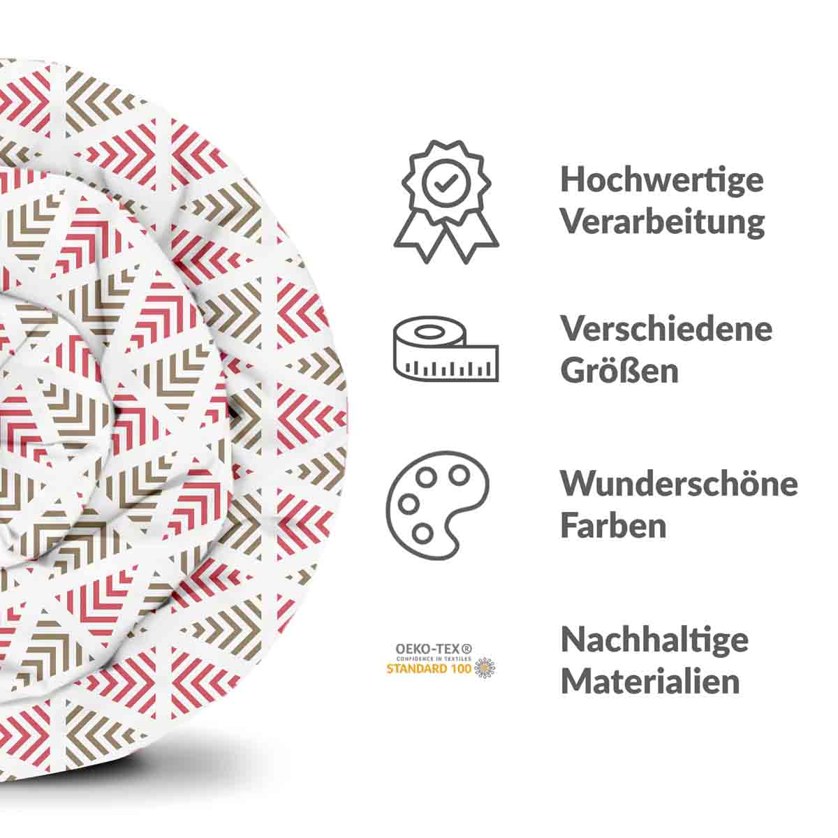 Set di biancheria da letto con coperte terapeutiche triangoli natalizi