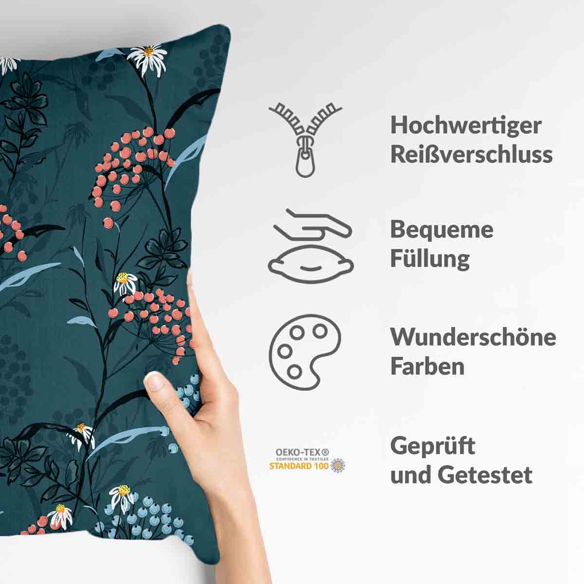 Cuscino salute fiori di primavera