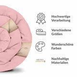 Coperta terapeutica originale - Rivestimento in cotone rosa con frutto del drago