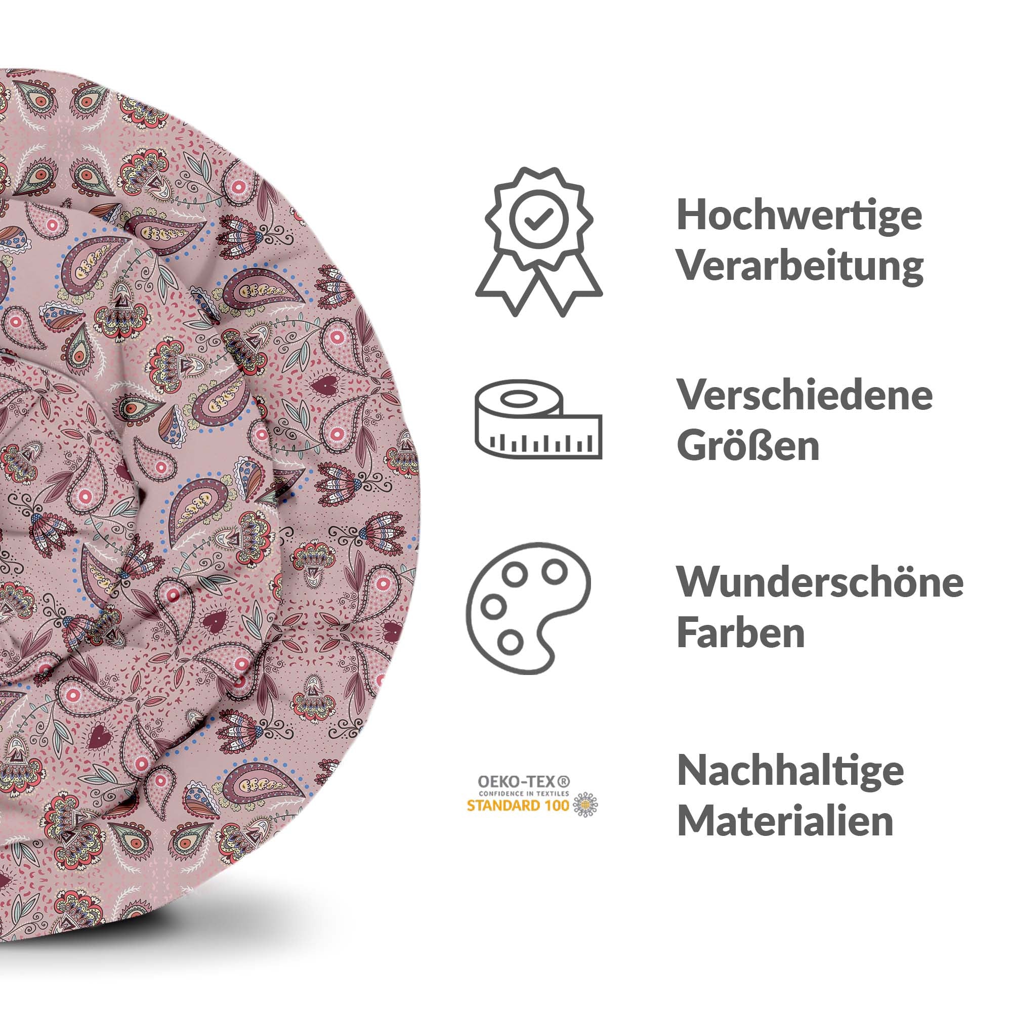 Set di biancheria da letto con coperta terapeutica Mandala rosa