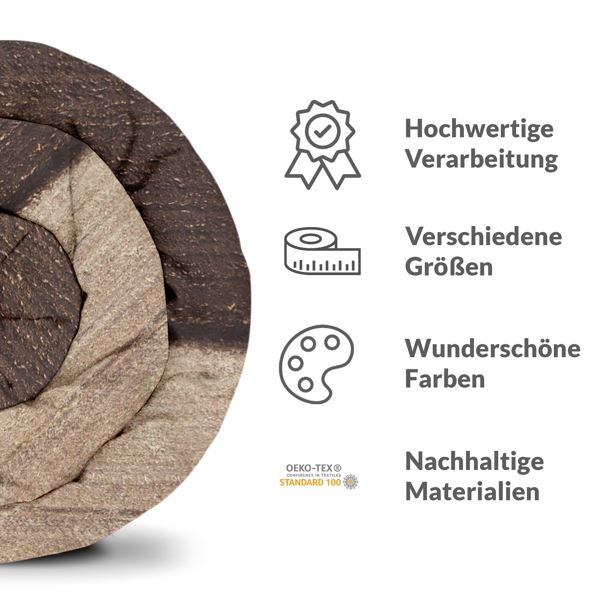 Copripiumino set marrone Ackerland